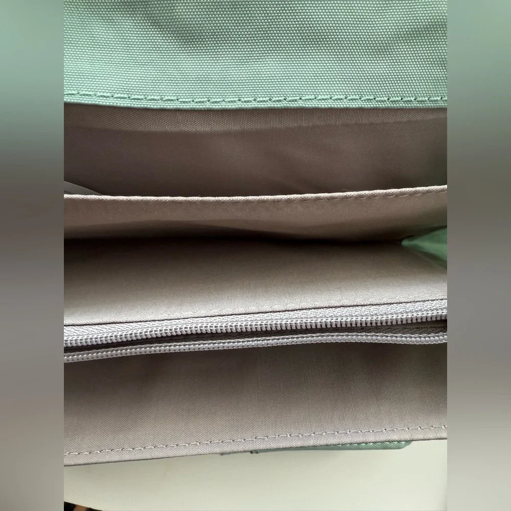 KIPLING Teddi Snap Wallet Sage Green New Without Tags